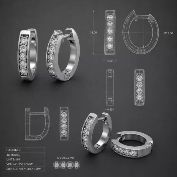 fisier 3d cercei Cazago